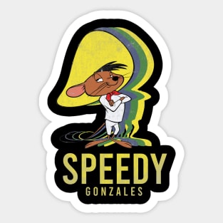 speedy gonzales retro Sticker